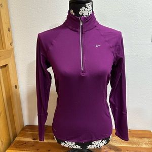 Nike Women’s Fit Dry Purple Long Sleeve Nylon Spandex